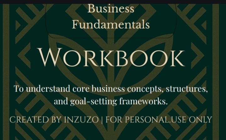 Business Fundamentals Workbook